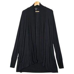 Athleta Pranayama Restore Wrap Cardigan‎ Womens M Tall Gray Soft Athleisure Yoga